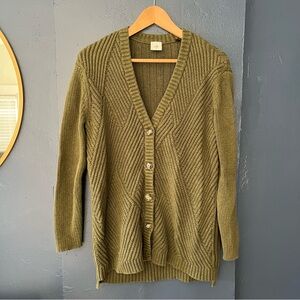 Cabi Olive Green Women's Aerial Sweater